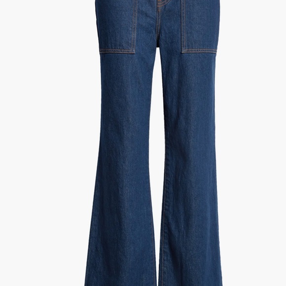 NWOT Veronica Beard High Rise Wide Leg Jean- Sz 26 - Picture 8 of 12